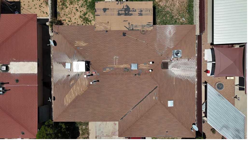 Before roof replacement El Paso